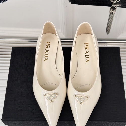 Replica Prada Flat Shoes For Women #1198428 $112.00 USD for Wholesale