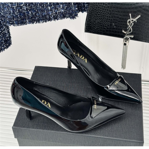 Wholesale Prada High-heeled Shoes For Women #1198431 $112.00 USD, Wholesale Quality Replica Prada High-heeled Shoes