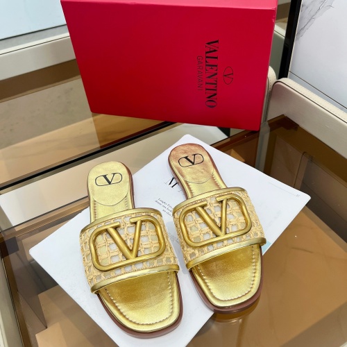 Replica Valentino Slippers For Women #1198487 $85.00 USD for Wholesale