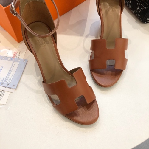 Replica Hermes Sandal For Women #1198498 $96.00 USD for Wholesale