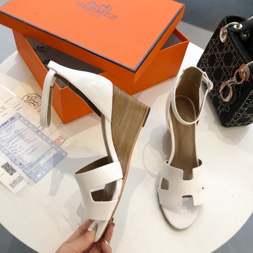 Replica Hermes Sandal For Women #1198499 $96.00 USD for Wholesale