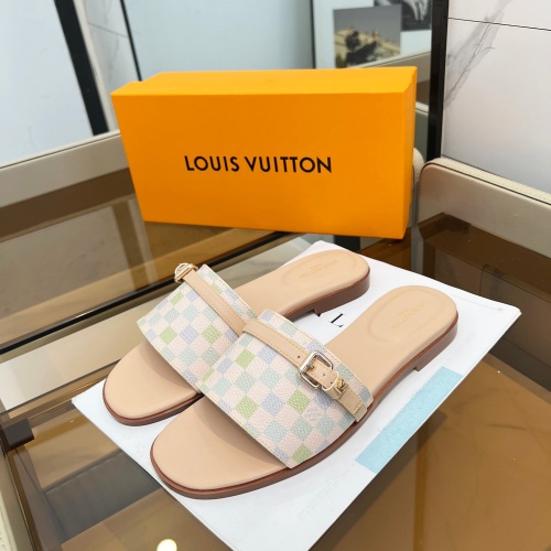 Wholesale Louis Vuitton Slippers For Women #1198501 $82.00 USD, Wholesale Quality Replica Louis Vuitton Slippers