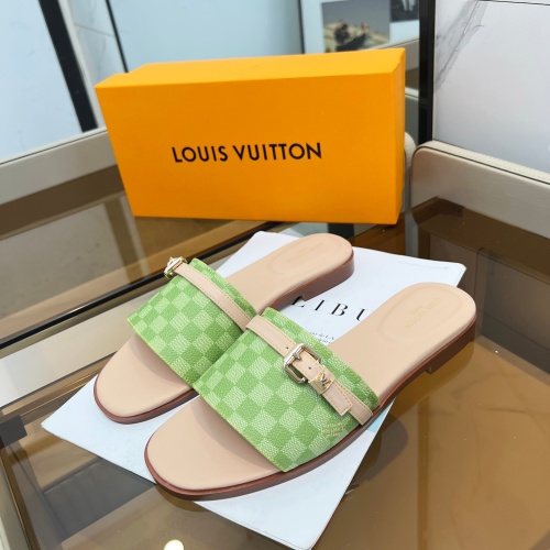 Wholesale Louis Vuitton Slippers For Women #1198503 $82.00 USD, Wholesale Quality Replica Louis Vuitton Slippers