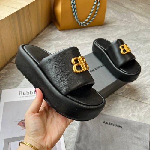 Replica Balenciaga Slippers For Women #1198554 $88.00 USD for Wholesale