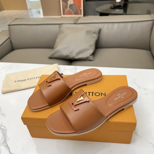 Wholesale Louis Vuitton Slippers For Women #1198564 $85.00 USD, Wholesale Quality Replica Louis Vuitton Slippers