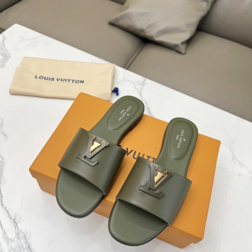 Replica Louis Vuitton Slippers For Women #1198566 $85.00 USD for Wholesale