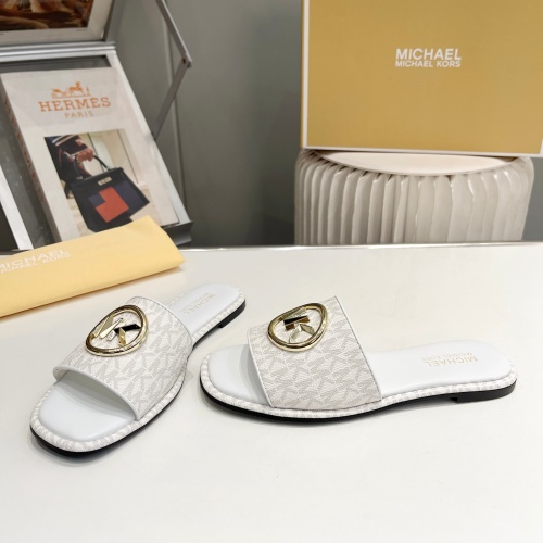 Replica Michael Kors Slippers For Women #1198618 $76.00 USD for Wholesale