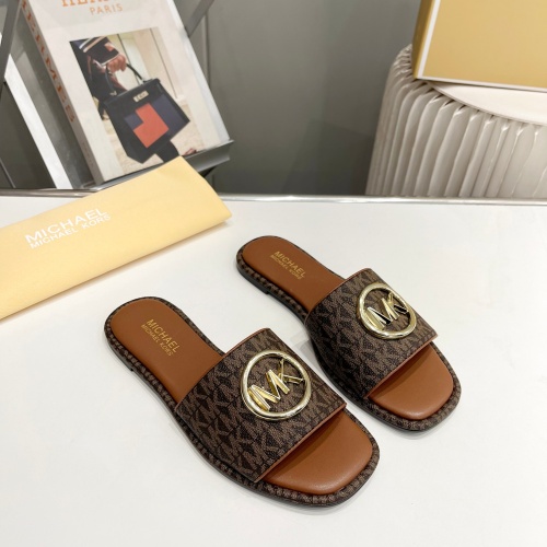 Replica Michael Kors Slippers For Women #1198619 $76.00 USD for Wholesale