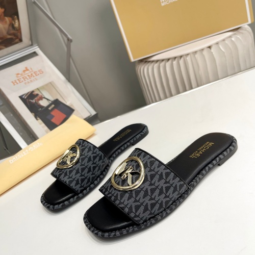 Wholesale Michael Kors Slippers For Women #1198620 $76.00 USD, Wholesale Quality Replica Michael Kors Slippers