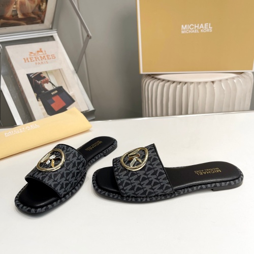 Replica Michael Kors Slippers For Women #1198620 $76.00 USD for Wholesale