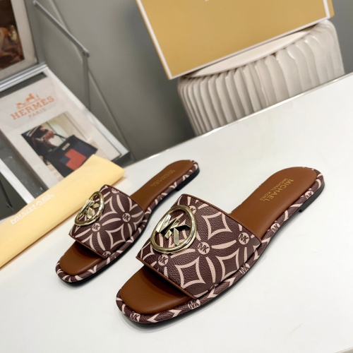 Wholesale Michael Kors Slippers For Women #1198622 $76.00 USD, Wholesale Quality Replica Michael Kors Slippers