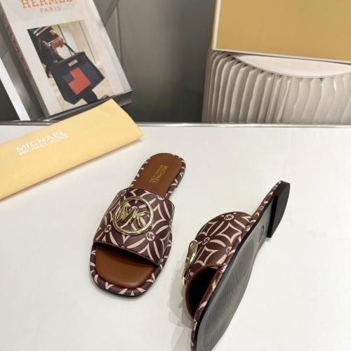 Replica Michael Kors Slippers For Women #1198622 $76.00 USD for Wholesale