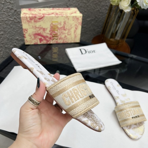 Replica Christian Dior Slippers For Women #1198750 $72.00 USD for Wholesale