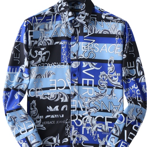 Wholesale Versace Shirts Long Sleeved For Men #1199033 $38.00 USD, Wholesale Quality Replica Versace Shirts