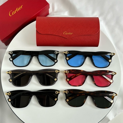 Replica Cartier AAA Quality Sunglassess #1199094 $52.00 USD for Wholesale