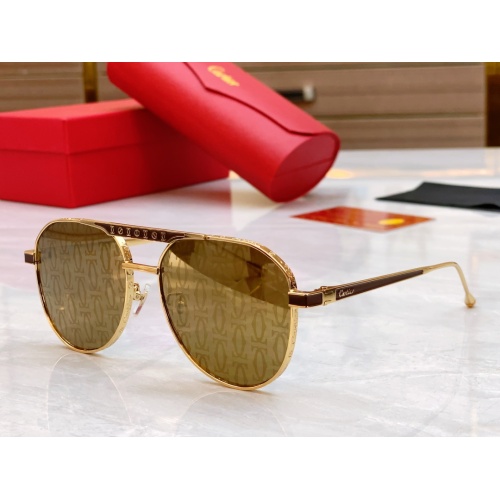 Wholesale Cartier AAA Quality Sunglassess #1199196 $60.00 USD, Wholesale Quality Replica Cartier AAA Quality Sunglassess