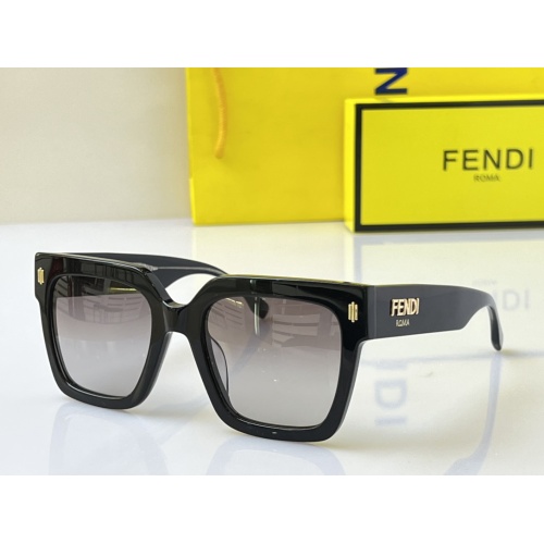 Wholesale Fendi AAA Quality Sunglasses #1200124 $64.00 USD, Wholesale Quality Replica Fendi AAA Quality Sunglasses