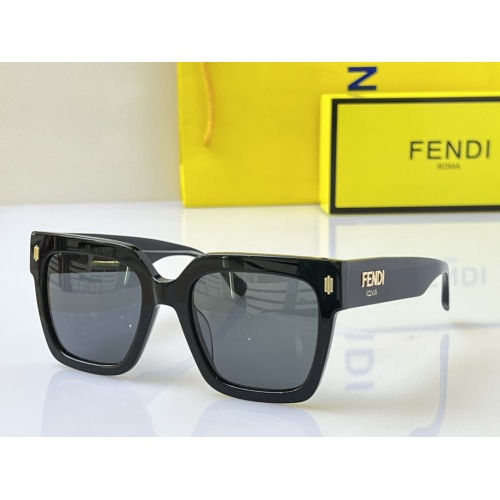 Wholesale Fendi AAA Quality Sunglasses #1200126 $64.00 USD, Wholesale Quality Replica Fendi AAA Quality Sunglasses