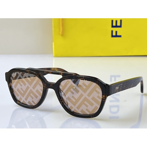 Wholesale Fendi AAA Quality Sunglasses #1200130 $64.00 USD, Wholesale Quality Replica Fendi AAA Quality Sunglasses