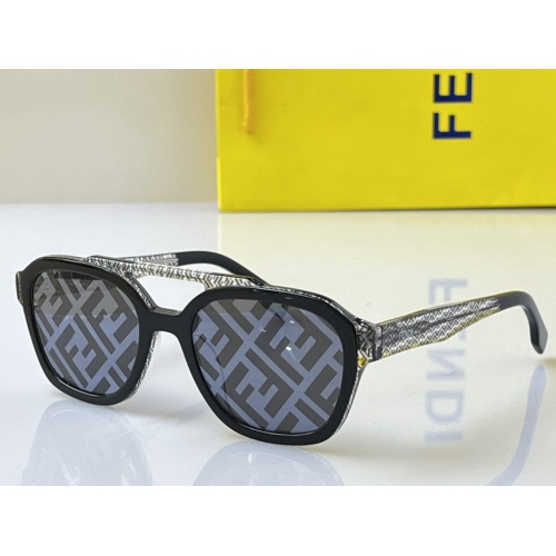 Wholesale Fendi AAA Quality Sunglasses #1200131 $64.00 USD, Wholesale Quality Replica Fendi AAA Quality Sunglasses