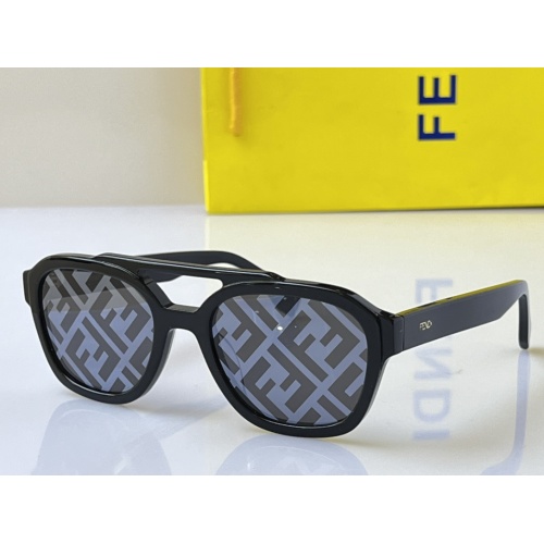 Wholesale Fendi AAA Quality Sunglasses #1200132 $64.00 USD, Wholesale Quality Replica Fendi AAA Quality Sunglasses