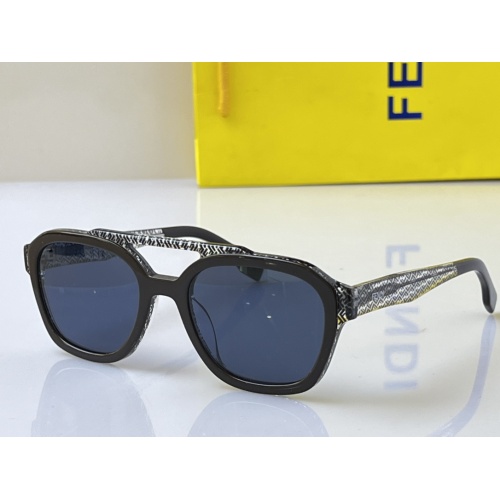 Wholesale Fendi AAA Quality Sunglasses #1200135 $64.00 USD, Wholesale Quality Replica Fendi AAA Quality Sunglasses