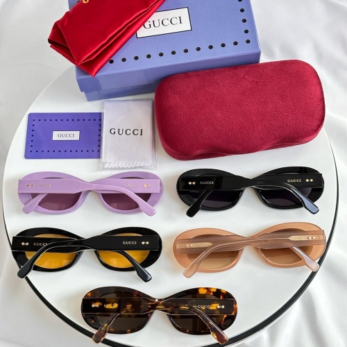 Replica Gucci AAA Quality Sunglasses #1200155 $48.00 USD for Wholesale