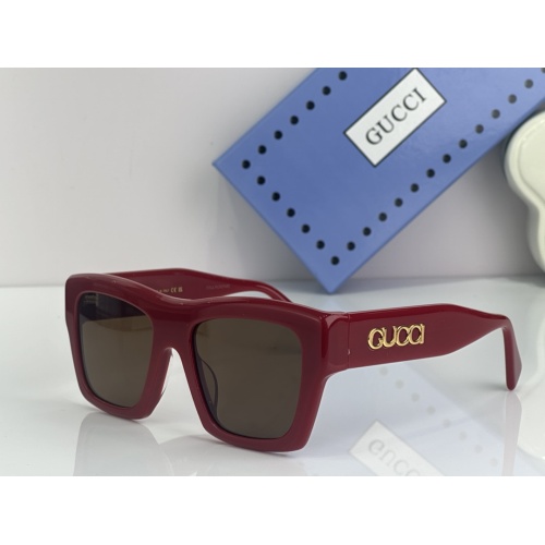 Wholesale Gucci AAA Quality Sunglasses #1200187 $52.00 USD, Wholesale Quality Replica Gucci AAA Quality Sunglasses