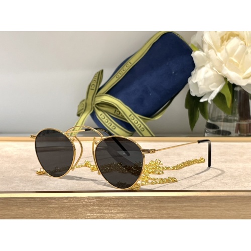 Wholesale Gucci AAA Quality Sunglasses #1200249 $68.00 USD, Wholesale Quality Replica Gucci AAA Quality Sunglasses