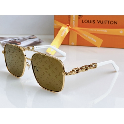 Wholesale Louis Vuitton AAA Quality Sunglasses #1200354 $60.00 USD, Wholesale Quality Replica Louis Vuitton AAA Quality Sunglasses