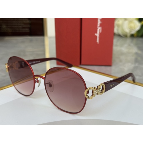 Wholesale Salvatore Ferragamo AAA Quality Sunglasses #1200714 $56.00 USD, Wholesale Quality Replica Salvatore Ferragamo AAA Quality Sunglasses