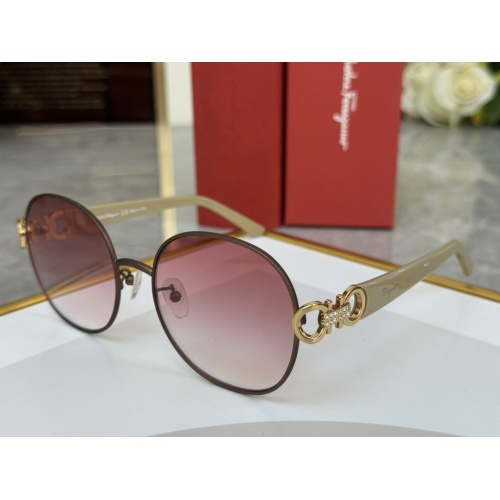 Wholesale Salvatore Ferragamo AAA Quality Sunglasses #1200715 $56.00 USD, Wholesale Quality Replica Salvatore Ferragamo AAA Quality Sunglasses