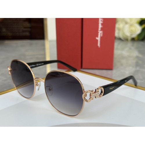 Wholesale Salvatore Ferragamo AAA Quality Sunglasses #1200717 $56.00 USD, Wholesale Quality Replica Salvatore Ferragamo AAA Quality Sunglasses