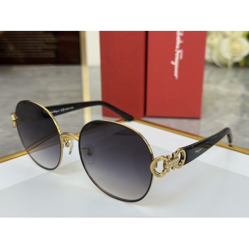 Wholesale Salvatore Ferragamo AAA Quality Sunglasses #1200718 $56.00 USD, Wholesale Quality Replica Salvatore Ferragamo AAA Quality Sunglasses