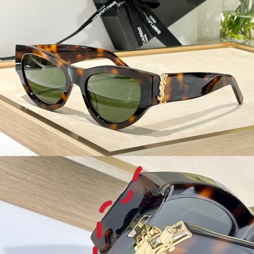 Wholesale Yves Saint Laurent YSL AAA Quality Sunglasses #1201092 $68.00 USD, Wholesale Quality Replica Yves Saint Laurent YSL AAA Quality Sunglasses