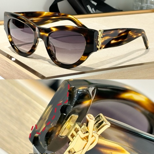 Wholesale Yves Saint Laurent YSL AAA Quality Sunglasses #1201093 $68.00 USD, Wholesale Quality Replica Yves Saint Laurent YSL AAA Quality Sunglasses