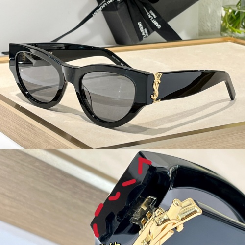 Wholesale Yves Saint Laurent YSL AAA Quality Sunglasses #1201095 $68.00 USD, Wholesale Quality Replica Yves Saint Laurent YSL AAA Quality Sunglasses