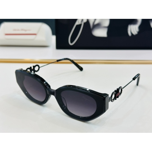 Wholesale Salvatore Ferragamo AAA Quality Sunglasses #1201374 $60.00 USD, Wholesale Quality Replica Salvatore Ferragamo AAA Quality Sunglasses