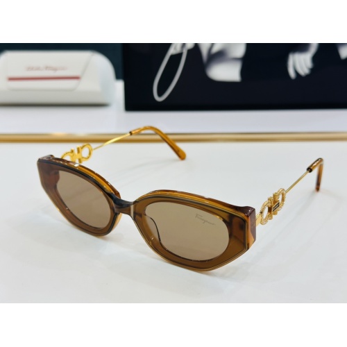 Wholesale Salvatore Ferragamo AAA Quality Sunglasses #1201377 $60.00 USD, Wholesale Quality Replica Salvatore Ferragamo AAA Quality Sunglasses