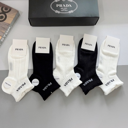 Replica Prada Socks #1201985 $29.00 USD for Wholesale