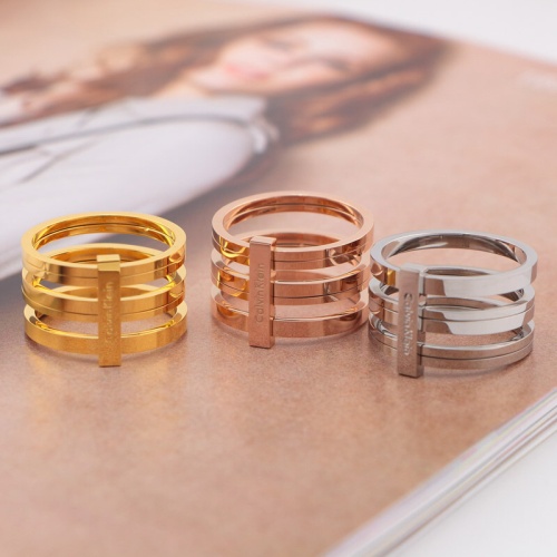 Replica Calvin Klein Rings #1203176 $25.00 USD for Wholesale