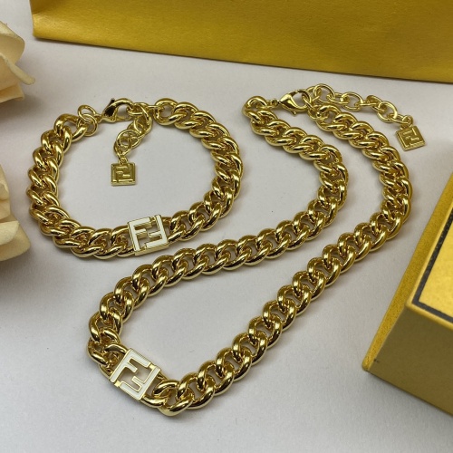 Replica Fendi Jewelry Set #1203922 $52.00 USD for Wholesale