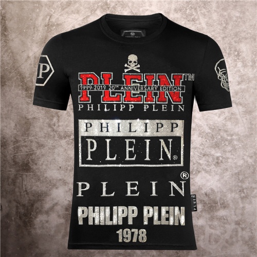 Wholesale Philipp Plein PP T-Shirts Short Sleeved For Men #1203988 $32.00 USD, Wholesale Quality Replica Philipp Plein PP T-Shirts