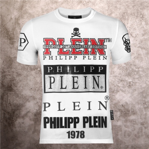 Wholesale Philipp Plein PP T-Shirts Short Sleeved For Men #1203989 $32.00 USD, Wholesale Quality Replica Philipp Plein PP T-Shirts