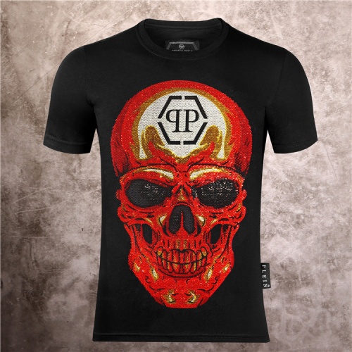 Wholesale Philipp Plein PP T-Shirts Short Sleeved For Men #1203998 $32.00 USD, Wholesale Quality Replica Philipp Plein PP T-Shirts