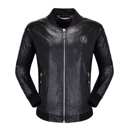 Wholesale Philipp Plein PP Jackets Long Sleeved For Men #1204028 $102.00 USD, Wholesale Quality Replica Philipp Plein PP Jackets