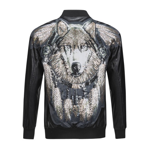 Wholesale Philipp Plein PP Jackets Long Sleeved For Men #1204030 $102.00 USD, Wholesale Quality Replica Philipp Plein PP Jackets