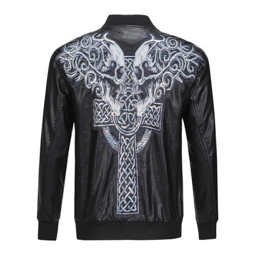 Wholesale Philipp Plein PP Jackets Long Sleeved For Men #1204031 $102.00 USD, Wholesale Quality Replica Philipp Plein PP Jackets