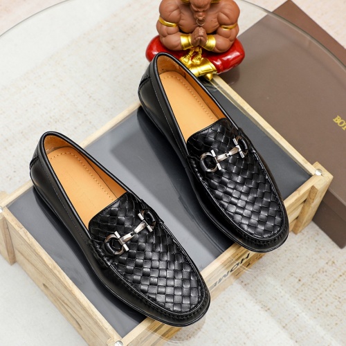 Wholesale Bottega Veneta BV Leather Shoes For Men #1204497 $85.00 USD, Wholesale Quality Replica Bottega Veneta BV Leather Shoes