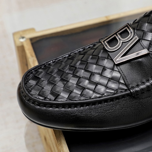 Replica Bottega Veneta BV Leather Shoes For Men #1204498 $85.00 USD for Wholesale